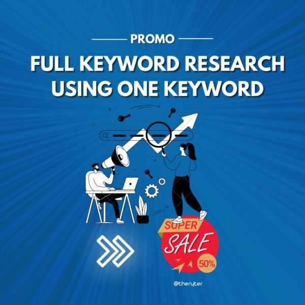 Full Keyword Research using One keyword