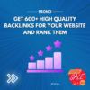 Get 600+ High Quality Backlinks For Your Website And Rank Them